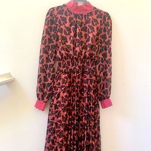 Karen Millen beautiful animal-print maxi dress.